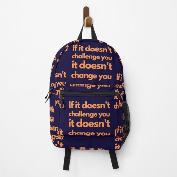 Item preview, If it doesn't challenge you it doesn't change you - Challenge Makes Change Motivational Workout Quote designed and sold by K-icon.