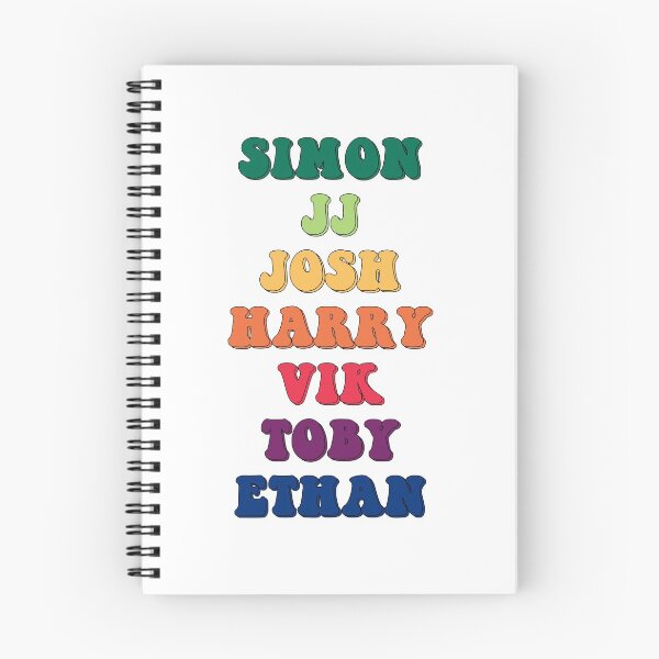 Item preview, Sidemen names colorful Pack designed and sold by Medmac's Designs.