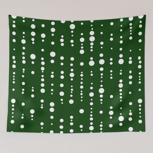 Item preview, Dark green dotted pattern abstract spotted gift designed and sold by MadandMean.