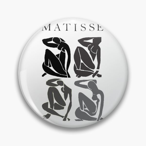 Item preview, Abstract woman by henri matisse, abstract nudes greyy monochrome designed and sold by shreya ranjan.