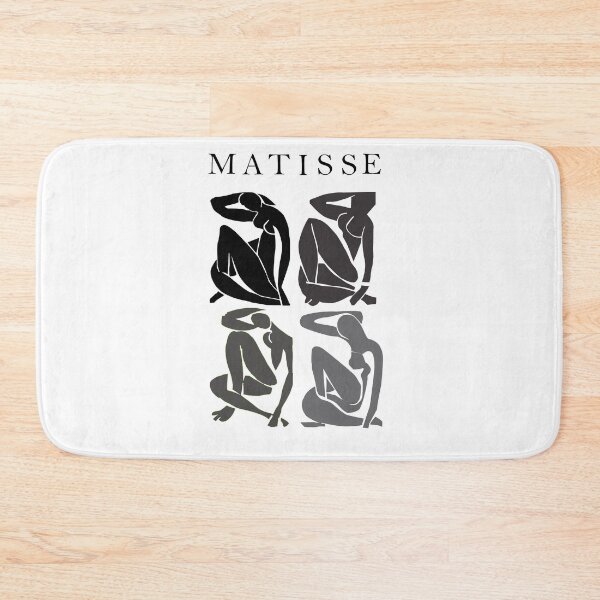 Item preview, Abstract woman by henri matisse, abstract nudes greyy monochrome designed and sold by shreya ranjan.