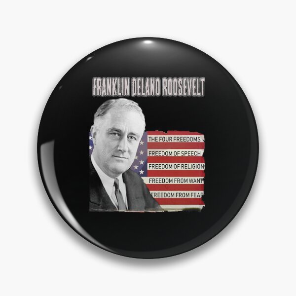 Item preview, FDR Quote Four Freedoms President Franklin Delano Roosevelt designed and sold by funnytshirtemp.