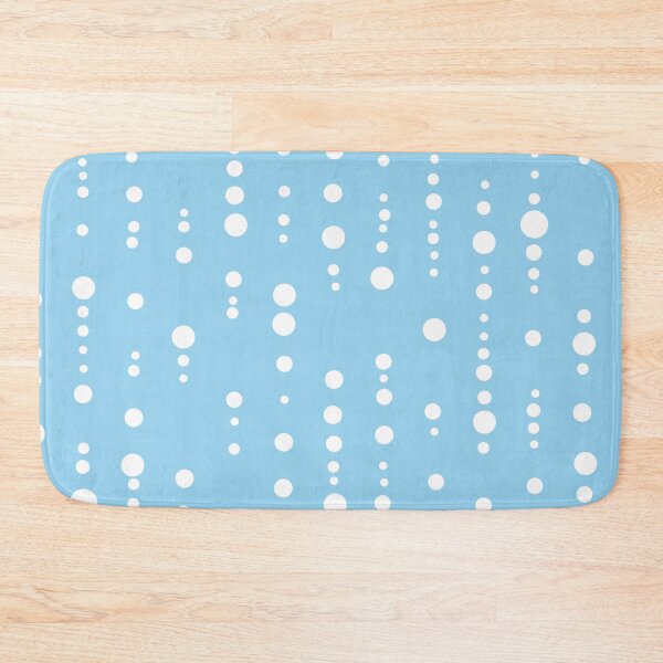 Item preview, Light blue dots matrix White dots pattern abstract - baby gift designed and sold by MadandMean.