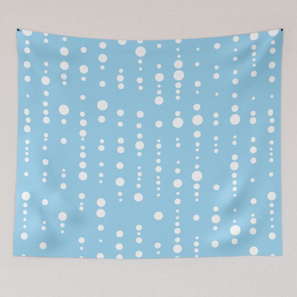 Item preview, Light blue dots matrix White dots pattern abstract - baby gift designed and sold by MadandMean.