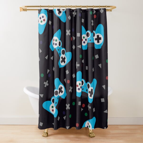 Classic Videogame Shower Curtains Redbubble