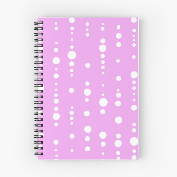 Item preview, Dot Matrix Light Pink White Dot Pattern designed and sold by MadandMean.