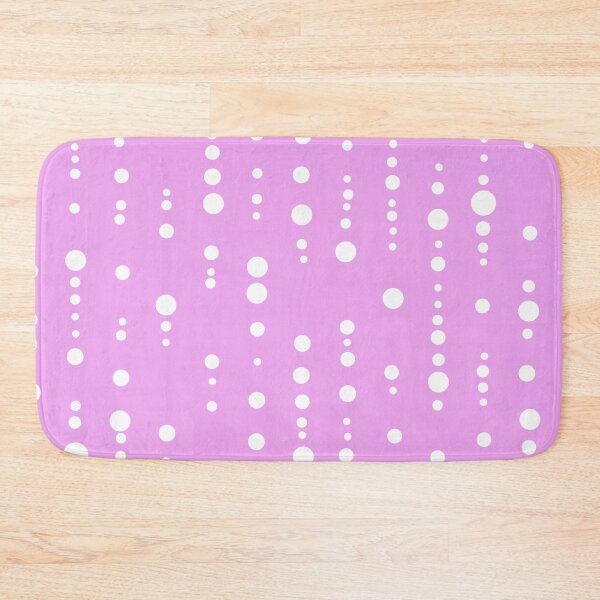 Item preview, Dot Matrix Light Pink White Dot Pattern designed and sold by MadandMean.