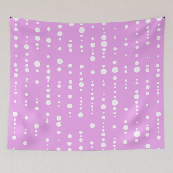 Item preview, Dot Matrix Light Pink White Dot Pattern designed and sold by MadandMean.