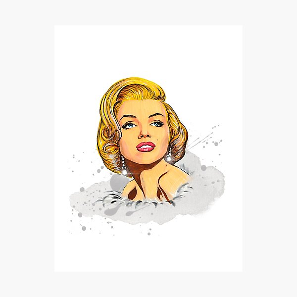 Impressions Photo Sur Le Theme Marilyn Monroe Redbubble