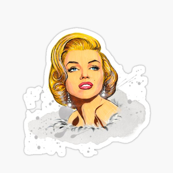 Marilyn Monroe Pegatina