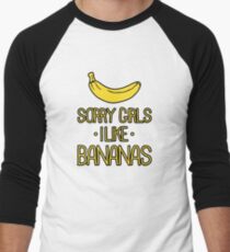 sorry girls i suck dick Baseballshirt mit 3/4-Arm