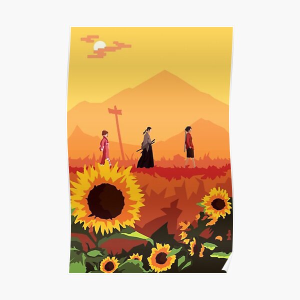 Samurai Champloo Géométrique Poster