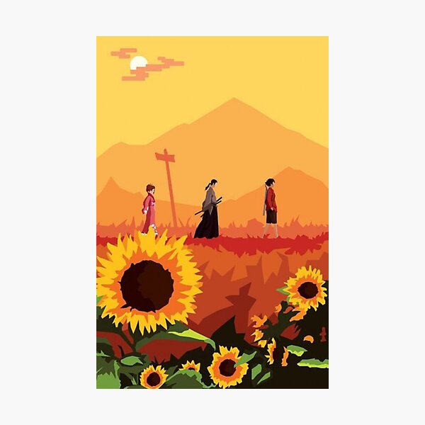 Samurai Champloo Geometric Photographic Print