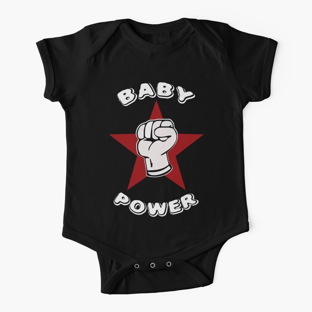 "Baby Power Onesie" Baby OnePiece by oddmetersam Redbubble