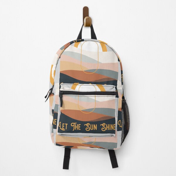 Item preview, Let the Sun Shine - Retro 70s Style Landscape Abstract designed and sold by Quirkle Berry.