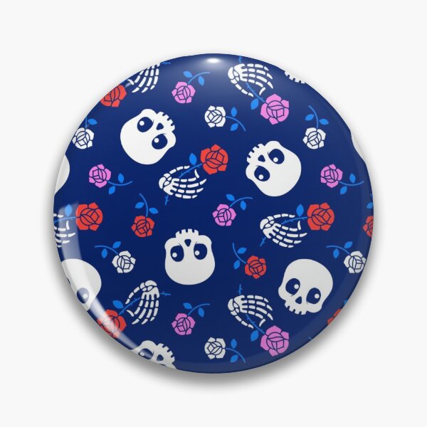 Item preview, Day of the Dead Sugar Skull Pattern dia de los muertos Halloween designed and sold by Draculaura2009.