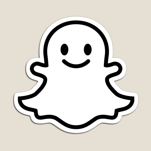Snapchat Logo Magnets for Sale