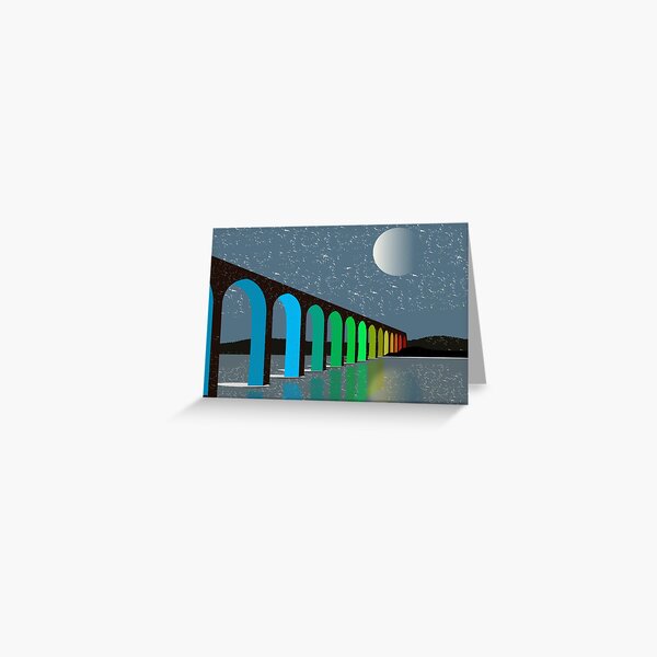 Royal Border Bridge in Berwick upon Tweed Greeting Card