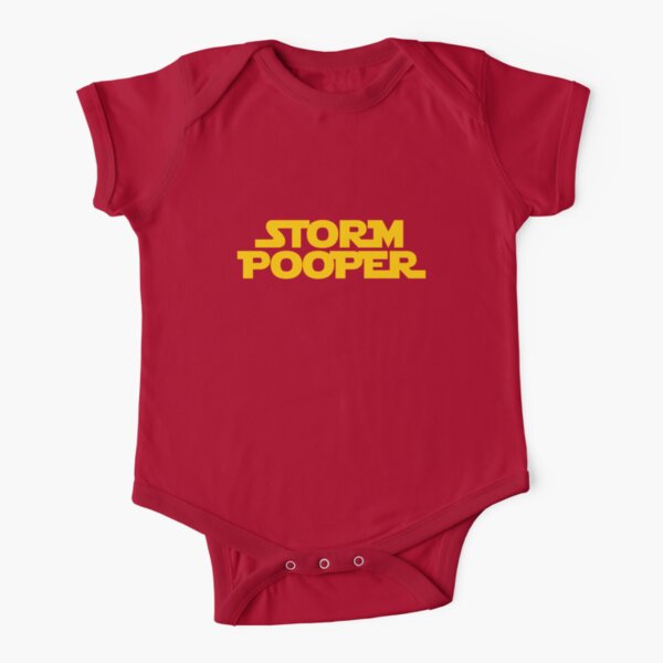 Storm pooper Short Sleeve Baby One-Piece