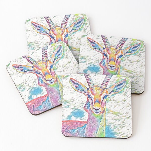 Item preview, Springbok Portrait - Wild African Antelope designed and sold by Galathi Designs.