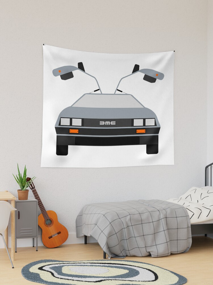 Delorean Back to the future Tapestry