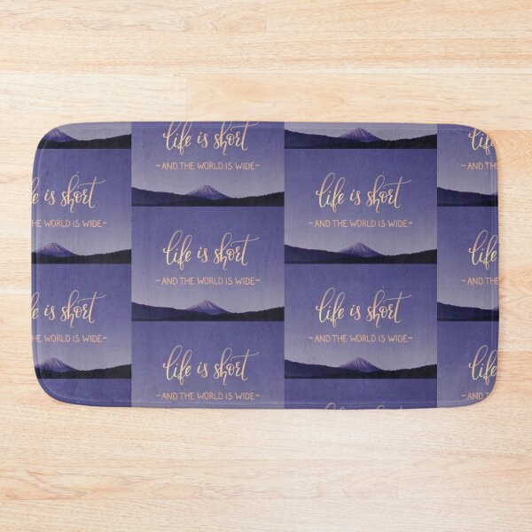 Item preview, Life is short  & world is wide designed and sold by DijaOutlet.