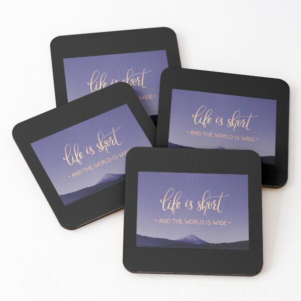 Item preview, Life is short & world is wide designed and sold by DijaOutlet.