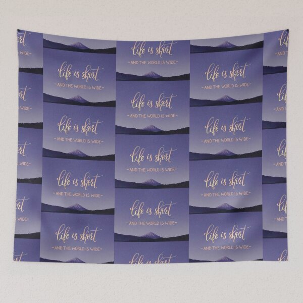 Item preview, Life is short  & world is wide designed and sold by DijaOutlet.