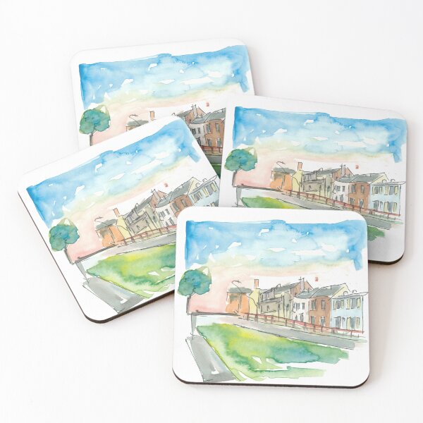 Item preview, Washington DC Georgetown Canal Scene designed and sold by artshop77.