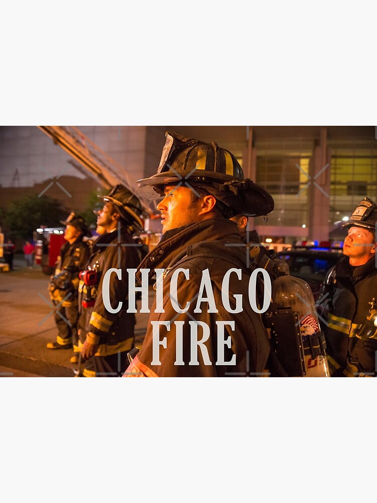 Chicago Fire Fighters Poster By Jodes Redbubble