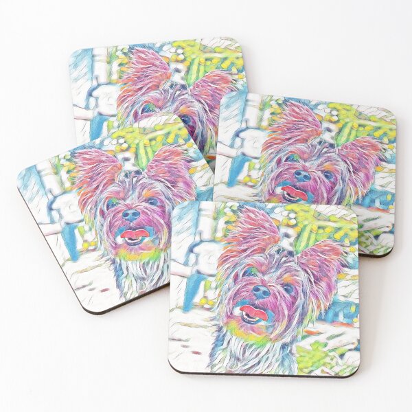 Item preview, Yorke Dogs — Charming Dog Portraits designed and sold by Galathi Designs.