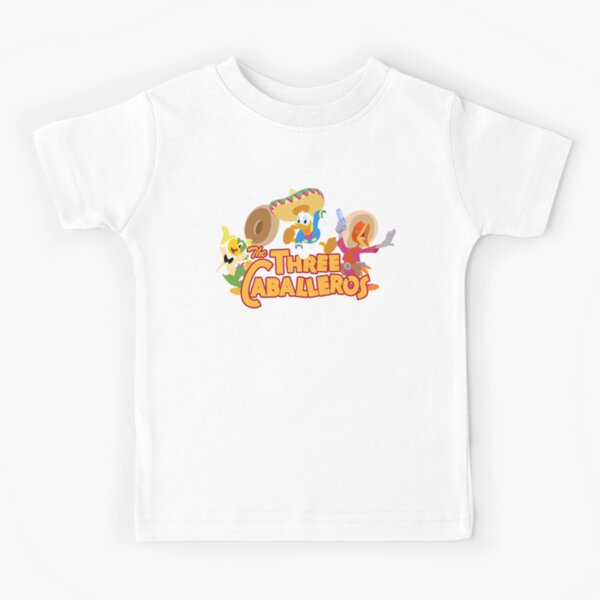 The caballeros, three amigos in technicolor Kids T-Shirt