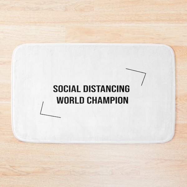 Item preview, Social Distancing World Champion  designed and sold by idriss benjelloun.