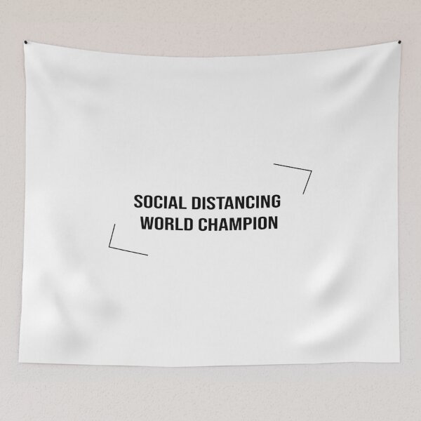 Item preview, Social Distancing World Champion  designed and sold by idriss benjelloun.