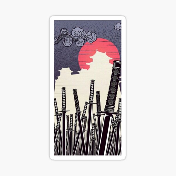 Samurai Champloo Schwerter Sticker
