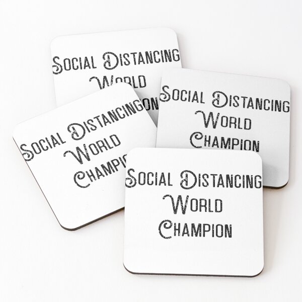 Item preview, Social Distancing World Champion  designed and sold by idriss benjelloun.