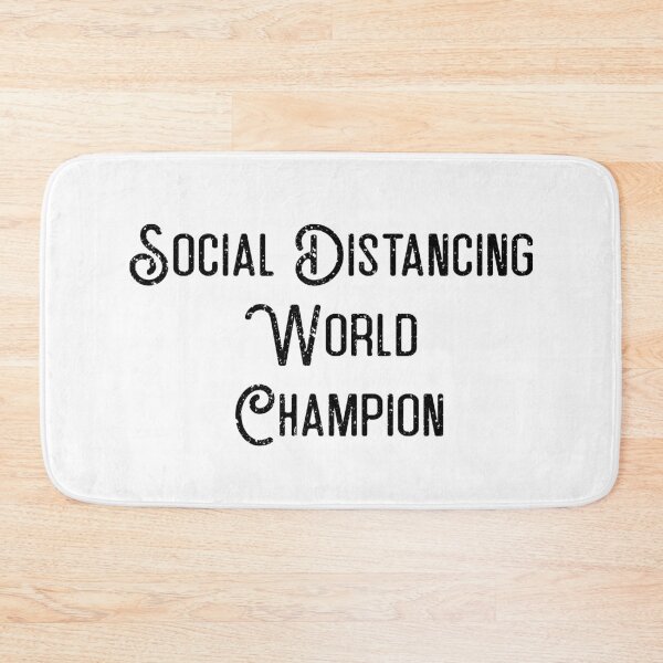 Item preview, Social Distancing World Champion  designed and sold by idriss benjelloun.