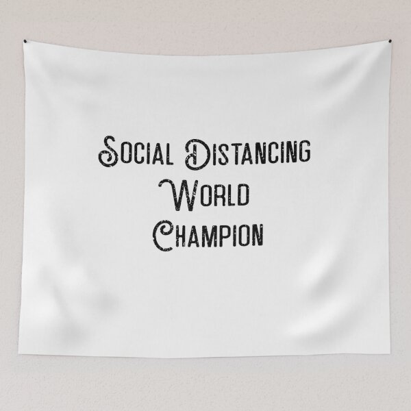 Item preview, Social Distancing World Champion  designed and sold by idriss benjelloun.
