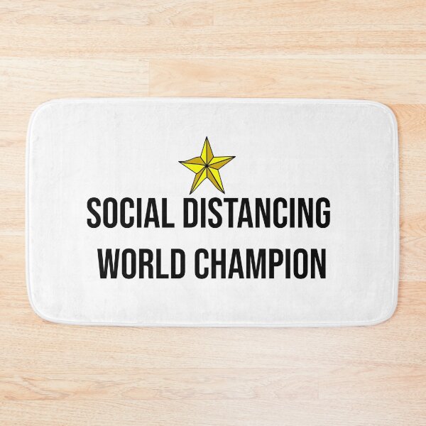 Item preview, Social Distancing World Champion  designed and sold by idriss benjelloun.