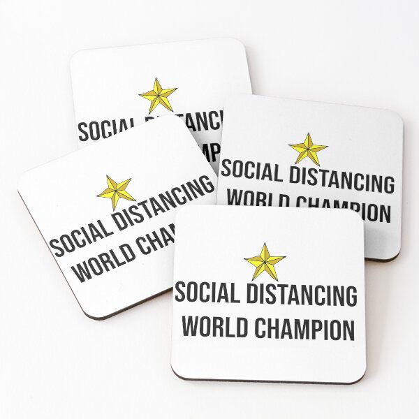 Item preview, Social Distancing World Champion  designed and sold by idriss benjelloun.
