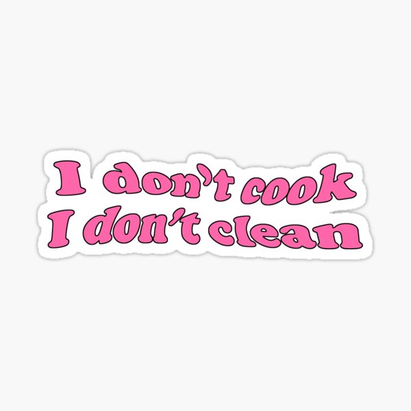 Clean girl aesthetic Sticker by Fav-Redbubble