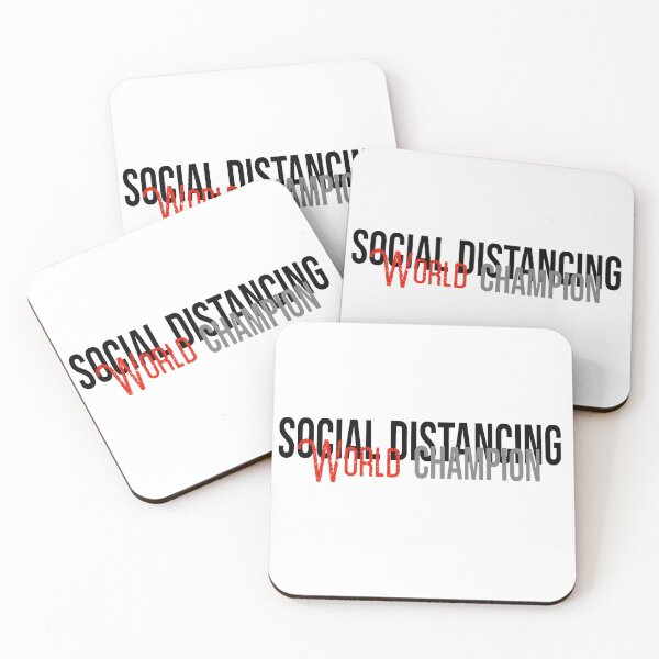 Item preview, Social Distancing World Champion  designed and sold by idriss benjelloun.