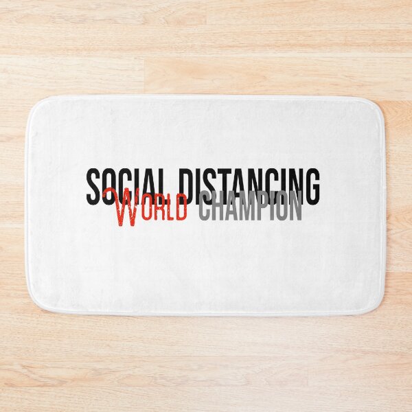 Item preview, Social Distancing World Champion  designed and sold by idriss benjelloun.