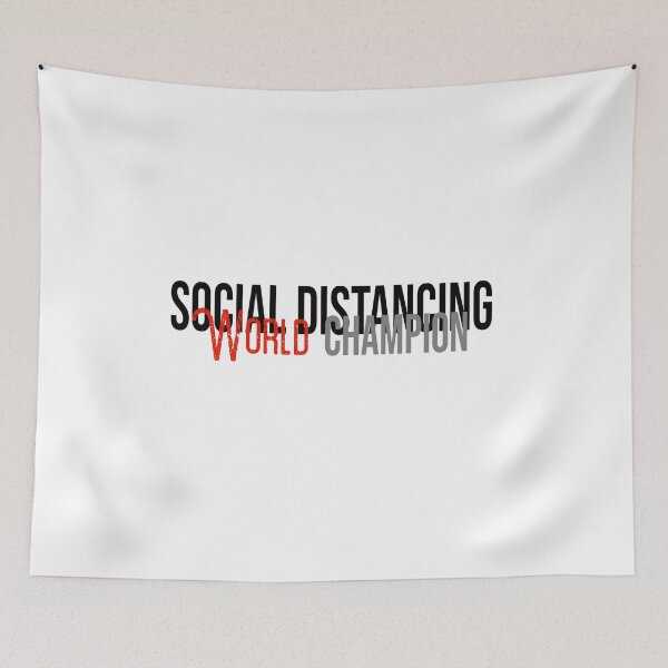 Item preview, Social Distancing World Champion  designed and sold by idriss benjelloun.