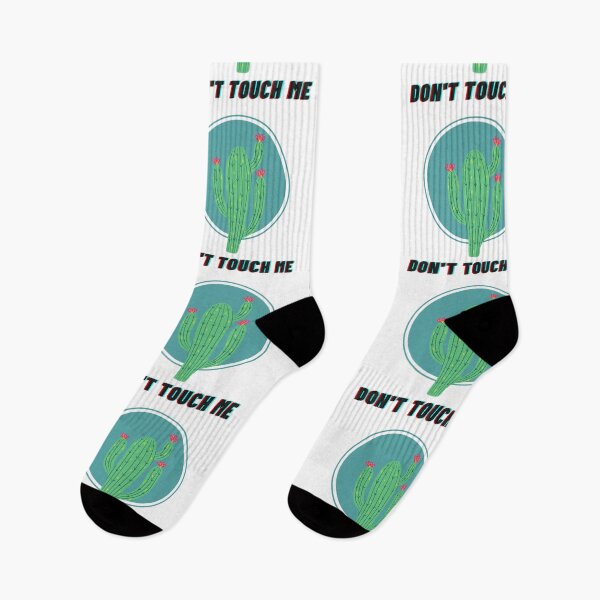 Item preview, Don't touch me cactus blue and green designed and sold by NelBo.