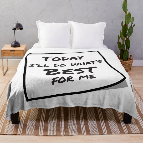 Item preview, Today I'll Do What's Best For Me Sticky Note designed and sold by 4AllTimes.