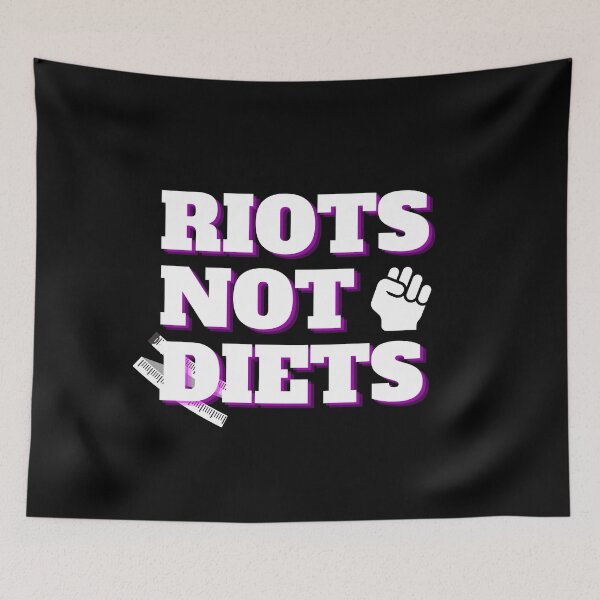Item preview, Riots, not Diets! designed and sold by ApparelFactory.