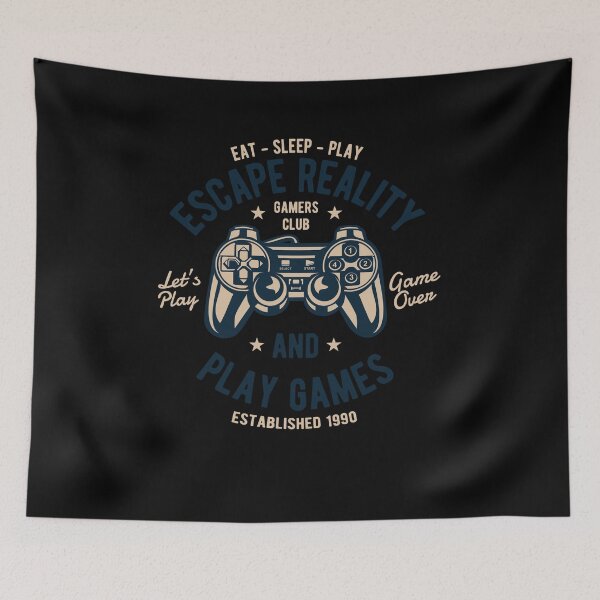 Item preview, Escape reality and play games - Awesome gamer Gift designed and sold by Teenation9.