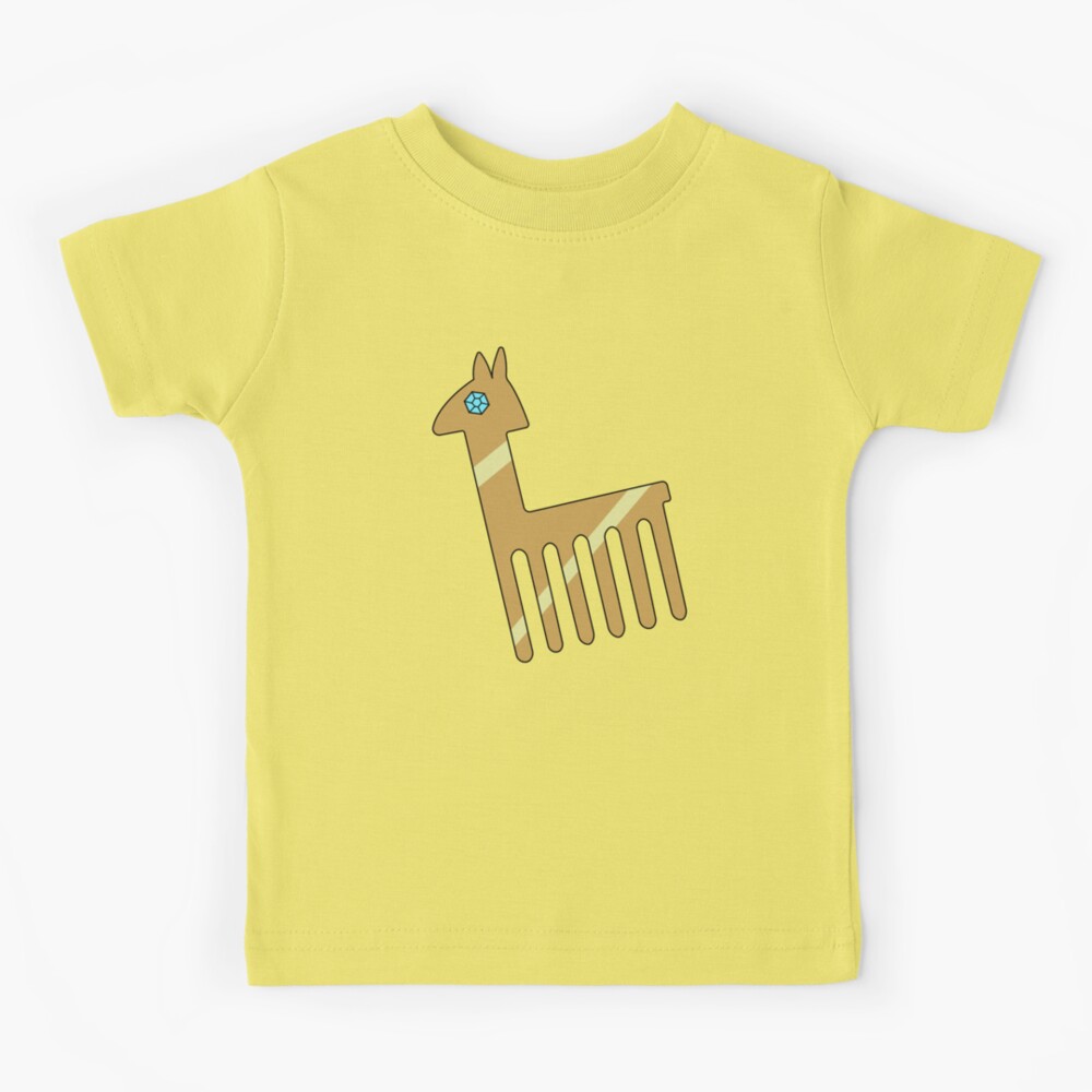 Llama Print Kids T-Shirt - Yellow/Multi - Just $7
