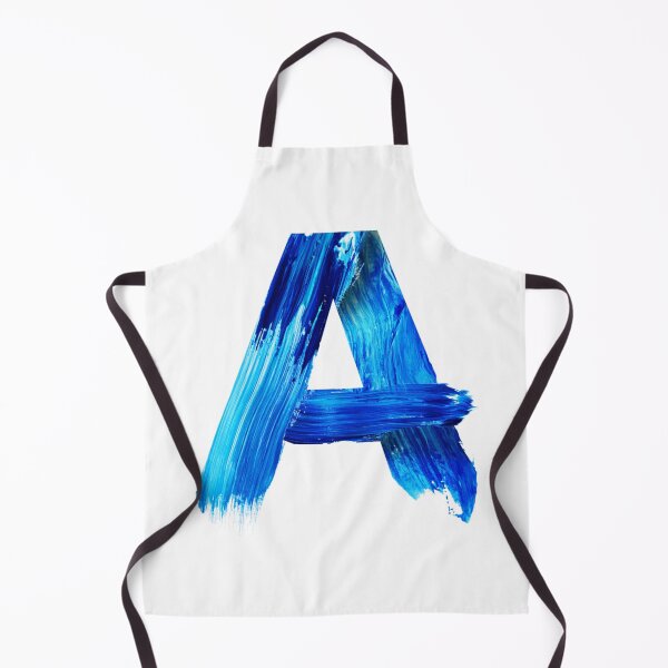 Item preview, Blue watercolor painted letter A designed and sold by Artsy Corner.